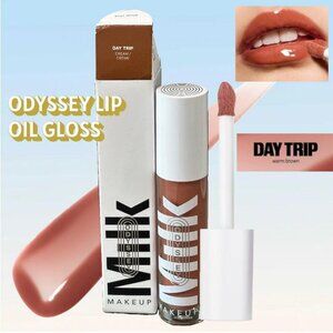 Milk Makeup Odyssey Lip Oil Gloss Creme~DAY TRIP (Warm Brown Shimmer) 6.5ml NIB